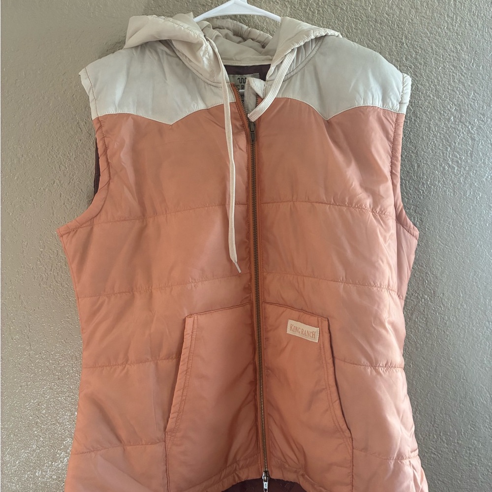 Two-Tone Hooded Vest